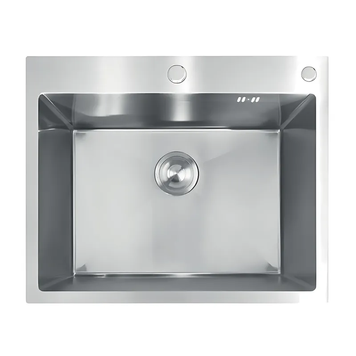 Мийка з нержавіючої сталі MIXXUS MH6050 DECOR SS COLOR (MH6050 DECOR NANO-SILVER) (3.0/0.8) колір нержавійка (MI7043) MI7043 фото