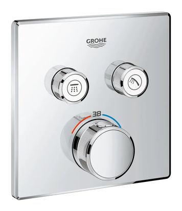 Термостат прихованого монтажу на 2 споживача Grohe Grohtherm SmartControl (29124000) 29124000 фото