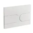 Панель смыва Koer KT-0604-03 240x160x10mm пластиковая, закругленная кнопка (KR5322)