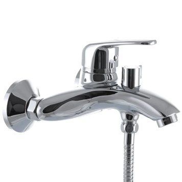 Змішувач для ванни Haiba MAGIC 009 з чорною ручкою (HB0696) HB0696 фото