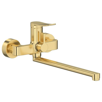 Змішувач для ванни Mixxus Premium DALI 006 EURO Brushed Gold (MI6764) MI6764 фото