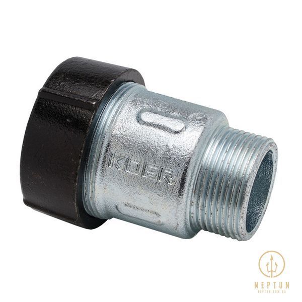 Муфта затискна із зовнішньою різьбою Koer KCI.C16M - 1 1/2"Мx47,9-51,5 (KR5915) KR5915 фото