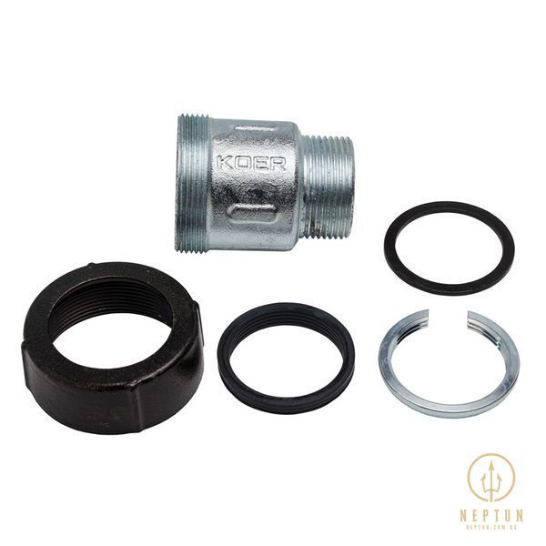 Муфта затискна із зовнішньою різьбою Koer KCI.C16M - 1 1/2"Мx47,9-51,5 (KR5915) KR5915 фото