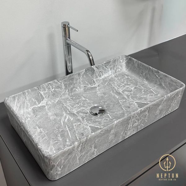 Умывальник (раковина) VBI TRIEST GREY STONE накладной (VBI-012716) VBI-012716 фото