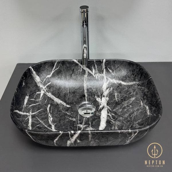 Умивальник (раковина) VBI RAVENNA BLACK OPAL MATT накладний (VBI-011233) VBI-011233 фото