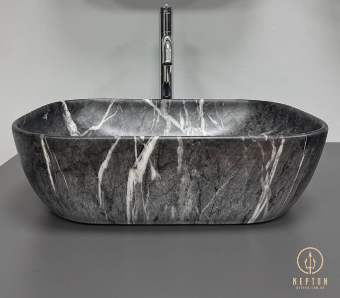 Умивальник (раковина) VBI RAVENNA BLACK OPAL MATT накладний (VBI-011233) VBI-011233 фото