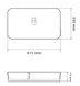 Умывальник (раковина) VBI TRIEST ANTHRACITE MARBLE накладной (VBI-012717) VBI-012717 фото 2