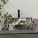 Умывальник (раковина) VBI TRIEST ANTHRACITE MARBLE накладной (VBI-012717) VBI-012717 фото 3