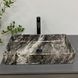 Умывальник (раковина) VBI TRIEST ANTHRACITE MARBLE накладной (VBI-012717) VBI-012717 фото 1