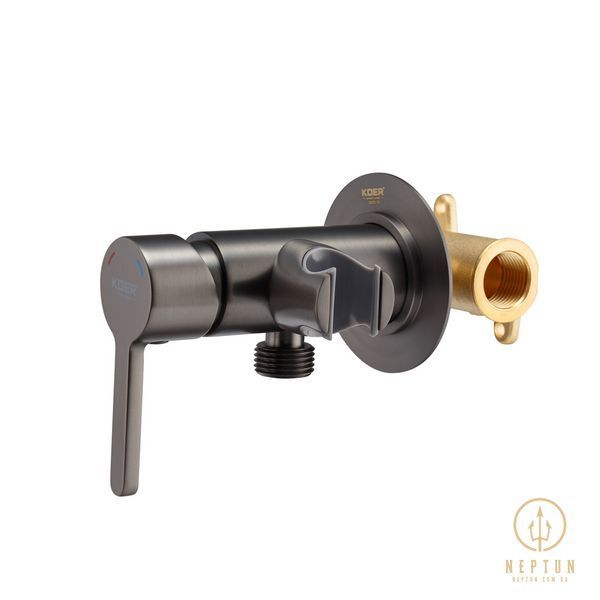 Смеситель для гигиенического душа Koer KB-23029-07 Цвет графит (KR5499) KR5499 фото