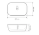 Умивальник (раковина) VBI RAVENNA SPACE BLACK GLOSSY накладний (VBI-011234) VBI-011234 фото 6