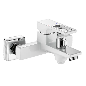 Змішувач для ванни Mixxus Premium DANTE 009 EURO White-Chrome (MI6795) MI6795 фото