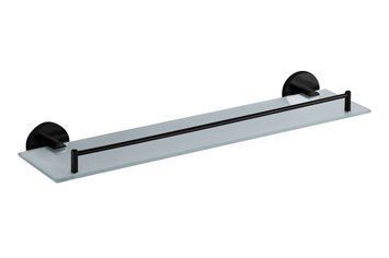 Полиця скляна VBI VENUS BLACK VBI-040009BL фото