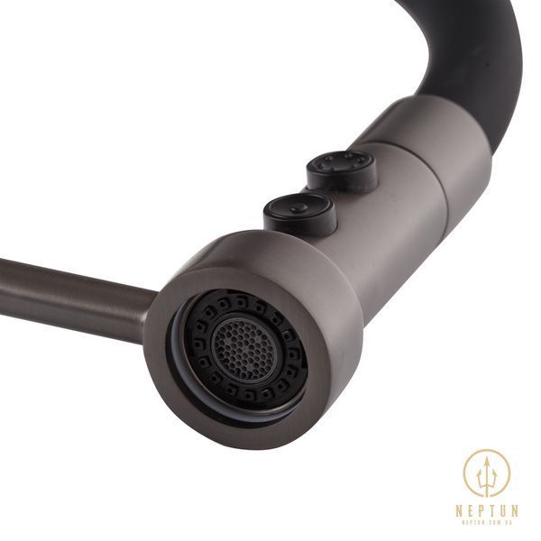 Змішувач для кухні Mixxus Premium Summer 017 GRAPHITE REFL.BLACK (MI6962) MI6962 фото