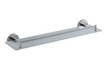 Полиця скляна VBI VENUS NICKEL VBI-040009NI фото