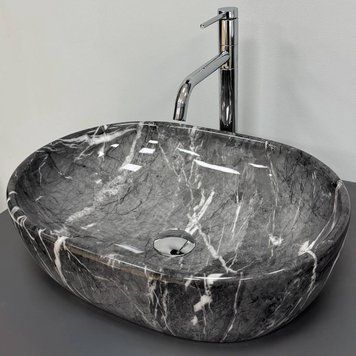 Умивальник (раковина) VBI MODENA S BLACK ONYX накладний (VBI-012008) VBI-012008 фото