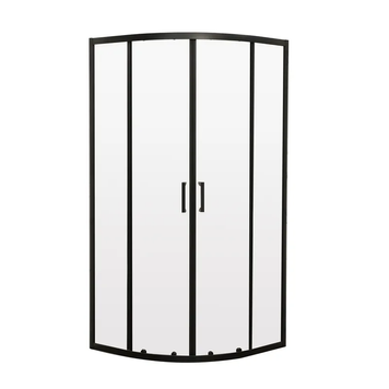 Душова кабіна без піддону Mixxus Premium DIVERSE SC01-90x90x195-TR Black прозоре скло 5мм (MI6860) MI6860 фото