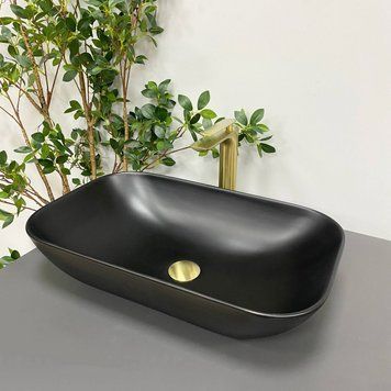 Умывальник (раковина) VBI AVEZZANO BLACK MATT накладной VBI-014401 фото