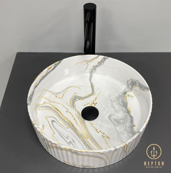 Умывальник (раковина) VBI BRINDISI M STAINS GLOSSY накладной (VBI-014103) VBI-014103 фото