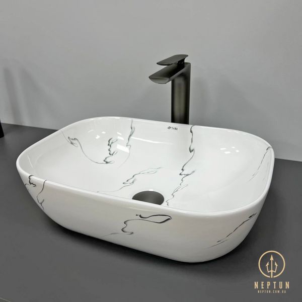 Умивальник накладний VBI RAVENNA MARMO GLOSSY (VBI-011210) VBI-011210 фото