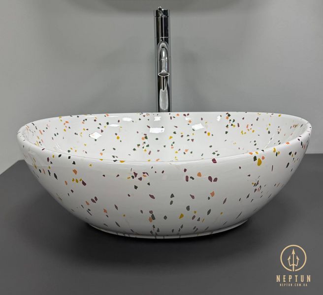 Умивальник (раковина) VBI PARMA MOSAIC GLOSSY накладний (VBI-011029) VBI-011029 фото