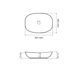 Умивальник накладний VBI OSTUNI WHITE (VBI-012601) VBI-012601 фото 2