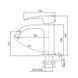 Смеситель для умывальника Koer KB-12007-05 (Цвет черный) (KR3443) KR3443 фото 2