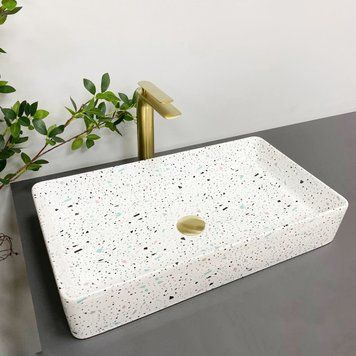 Умывальник (раковина) VBI TRIEST MOSAIC GLOSSY накладной VBI-012709 фото