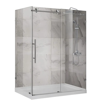 Душевая кабина без поддона Koer SR SC07-120x90x200-TR-01 прозрачное стекло Easy Clean 8мм, хром (KR5370) KR5370 фото