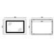 Дзеркало Mixxus Light MR01-70x50 (годинник, Led-підсвічування, антизапотівання) (MI6000) MI6000 фото 8