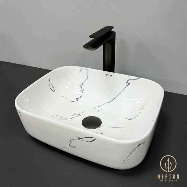 Умивальник накладний VBI PALERMO S MARMO GLOSSY (VBI-012305) VBI-012305 фото