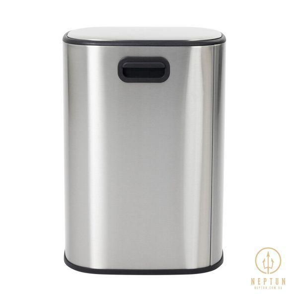 Мусорное ведро с плавным закрытием овальное Mixxus Premium Diverse-TC0105 SS Color 5л цвет нержавейка (MI7078) MI7078 фото