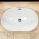 Умывальник (раковина) VBI GAETA S WHITE GOLD EDGE врезной (VBI-018067) VBI-018067 фото 3
