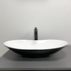 Умивальник (раковина) VBI TURATE BLACK WHITE накладний (VBI-017501) VBI-017501 фото 2