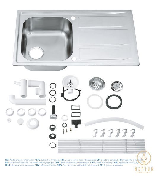 Кухонна мийка Grohe EX-2 Sink K401 (31566SD0) 31566SD0 фото