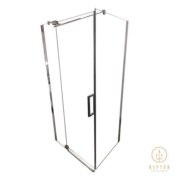 Душевая кабина без поддона Koer SR SC02-100x80x200-TR-01 прозрачное стекло Easy Clean 8мм, хром (KR5355) KR5355 фото