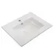 Умивальник меблевий Mixxus Premium CUBIC-1501 610х460х170mm з отвором під змішувач та переливом (MP6495) MP6495 фото 1