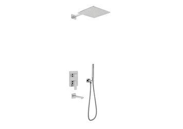 Душова система KOHLMAN EXCELENT 20 CHROME + BOX прихованого монтажу QW211HQ20 фото