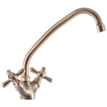 Смеситель для кухни Haiba Dominox 271 бронзовый (HB0075) HB0075 фото