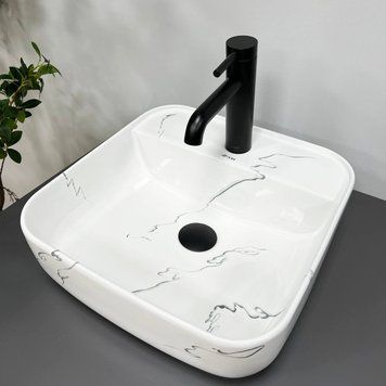 Умывальник (раковина) VBI RAGUSA S MARMO GLOSSY накладной VBI-014502 фото