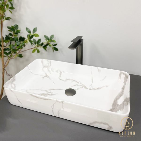 Умивальник накладний VBI TRIEST MARBLE (VBI-012711) VBI-012711 фото