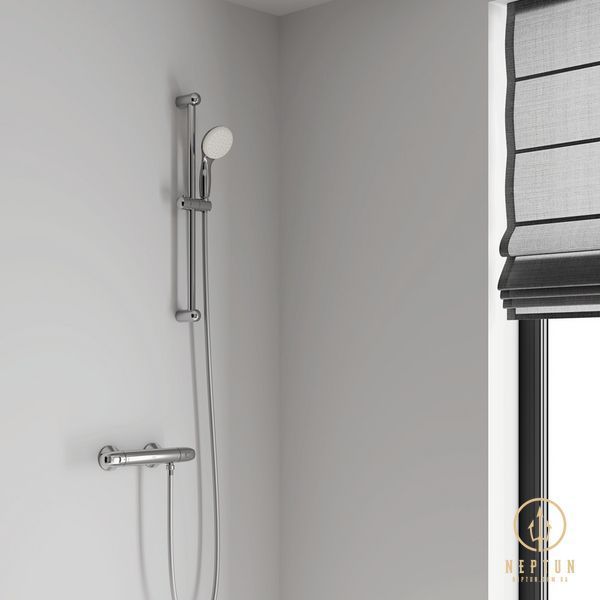 Душовий гарнітур зі штангою, 2 режими струменю Grohe New Tempesta Classic (27598001) 27598001 фото