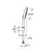 Душовий набір з тримачем, 3 режими струменю Grohe Rainshower SmartActive (26581000) 26581000 фото 5