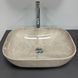 Умивальник (раковина) VBI RAVENNA BEIGE STONE GLOSSY накладний (VBI-011236) VBI-011236 фото 3
