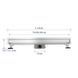 Трап для душа VBI KENT WALL 2в1 70 BLACK настенный (VBI-060407BL) VBI-060407BL фото 2