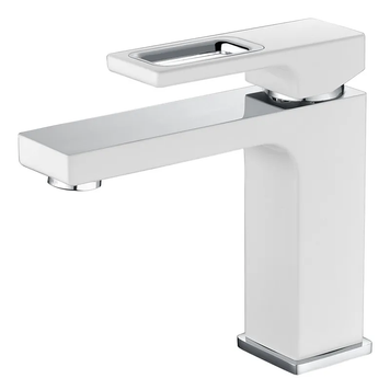 Змішувач для умивальника KOER KB-10009-04 (Колір хром+білий) (KR5975) KR5975 фото