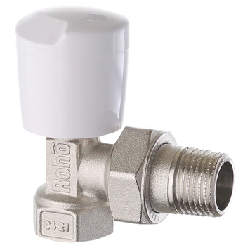 Кран радіаторний Roho 1/2" кутовий з ручкою R5550-050 (RO0128) RO0128 фото