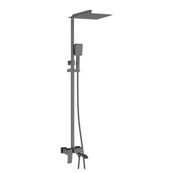 Душова колона зі змішувачем Koer KB-56007-07, 3 функції (Колір графіт) (KR5160) KR5160 фото