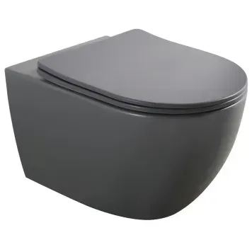 Унітаз підвісний Mixxus Premium Ellipse-0309-T1 Сірий 530x360x350mm система змиву Tornado 1.0 (MP6655) MP6655 фото