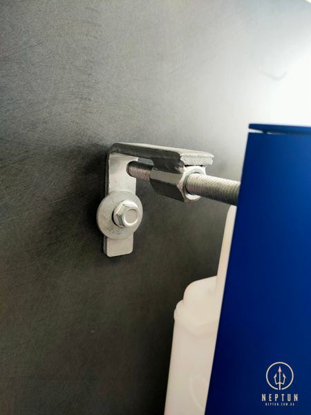 Комплект інсталяції пневмо Koer KT-0504-01 500x126x1150mm для унітазу з панеллю змиву KT-0607-01 Хром (KR5348) KR5348 фото